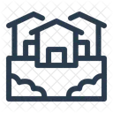 Residential Suburban Living Residential Neighborhoods Icon