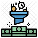 Roi Filter Funnel Icon