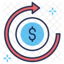 Roi Return Money Cashback Icon