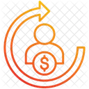 Roi Money Dollar Icon