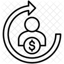 Roi Money Dollar Icon