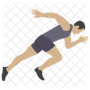 Running Person Racing Running Game Icon