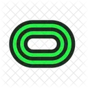 Running Track Track Stadium Icon