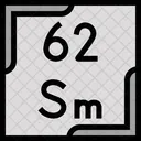 Samarium Periodic Table Chemistry Icon