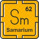 Samarium Preodic Table Preodic Elements Icon