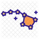 Space Bear Silhouette Icon