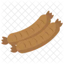 Raw Sausages Wurst Banger Icon
