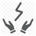 Bolt Hands Electric Icon