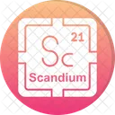 Scandium Preodic Table Preodic Elements Icon