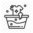 Scrubbing Cloth Cleaning Soap Icon