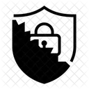 Security System Failure Security Breach Cyber Security Icon