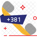 Serbia Code Serbia Country Code Icon