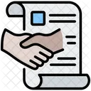Settlement Deal Agreement Icon