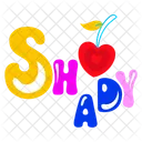 Shady Word  Icon