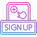 Sign Up Register Create Account Icon