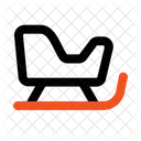 Sleigh Sledge Sled Icon