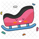 Sleigh Christmas Sledge Icon