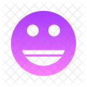 Smiley Glyph Gradient  Icon