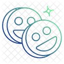 Smiling Faces Happy Happiness Icon