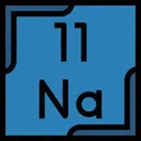Sodium Periodic Table Chemistry Icon