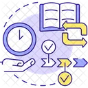Space Repetition Learn Icon