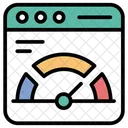 Speed Performance Speedometer Icon