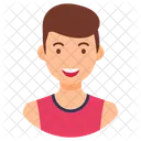 Sportsman Athlete Player Icon