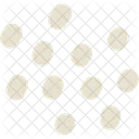Spots Shapes Cream Icon