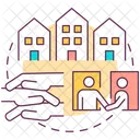 Suburban Community Neighborhood Icon