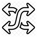 Suffle Arrows Exchange Shuffle Icon