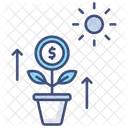 Sustainable Growth Icon