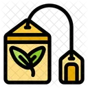 Tea Bag Label Herb Icon