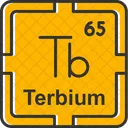 Terbium Preodic Table Preodic Elements Icon