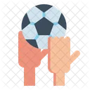 Throwing Football Athlete Icon