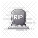 Tombstone Rip Death Icon