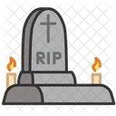 Tombstone Halloween Death Icon