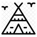 Tribal Hut Shack Cottage Icon