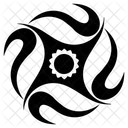 Tribal Tattoo Native Design Racial Tattoo Icon