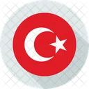 Turkey Flag Map Icon