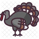 Turkey Thanksgiving Farmer Icon