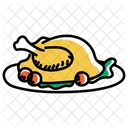 Roasted Chicken Chicken Grilled Food Icon