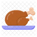 Roasted Chicken Chicken Grilled Food Icon