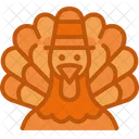 Turkey Pilgrim Thanksgiving Icon