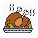 Turkey Food And Restaurant Thanksgiving Icon