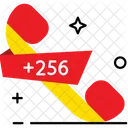 Uganda Code Uganda Country Code Icon