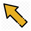 Arrow Up Left Arrow Sign Icon