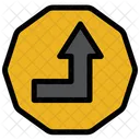 Arrow Sign Board Traffic Sign Board Icon