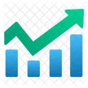 Uptrend Bullish Graph Icon