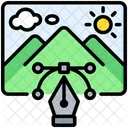 Vector Drawing Graphic Icon