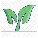 Vegan Vegetarian Food Icon